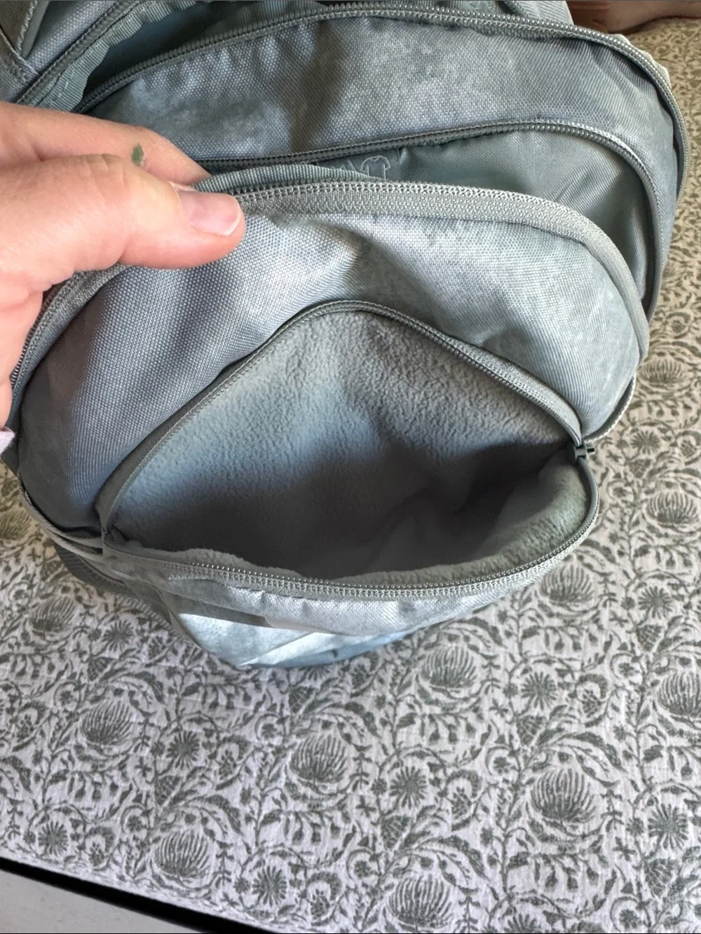 NWOT, Under Armour Slate Green Camo-Pattern Backpack
